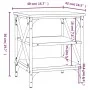 Side tables 2 pcs Sonoma oak wood 40x42x50 cm by vidaXL, Side tables - Ref: Foro24-825775, Price: 50,46 €, Discount: %