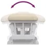 Sillón de lactancia con taburete tela blanco crema de vidaXL, Mecedoras - Ref: Foro24-351663, Precio: 251,79 €, Descuento: %