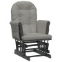 Sillón de lactancia con taburete tela gris claro de vidaXL, Mecedoras - Ref: Foro24-351666, Precio: 258,14 €, Descuento: %