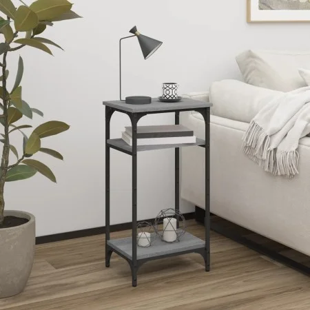 Mesa auxiliar madera contrachapada gris Sonoma 40x30x75 cm de vidaXL, Mesas auxiliares - Ref: Foro24-825800, Precio: 34,22 €,...