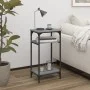 Mesa auxiliar madera contrachapada gris Sonoma 40x30x75 cm de vidaXL, Mesas auxiliares - Ref: Foro24-825800, Precio: 34,22 €,...