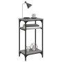 Mesa auxiliar madera contrachapada gris Sonoma 40x30x75 cm de vidaXL, Mesas auxiliares - Ref: Foro24-825800, Precio: 35,86 €,...
