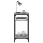 Mesa auxiliar madera contrachapada gris Sonoma 40x30x75 cm de vidaXL, Mesas auxiliares - Ref: Foro24-825800, Precio: 34,22 €,...