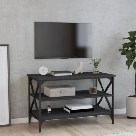 Mueble para TV madera contrachapada negro 80x40x50 cm de vidaXL, Mesas auxiliares - Ref: Foro24-825787, Precio: 54,06 €, Desc...