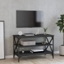 Mueble para TV madera contrachapada negro 80x40x50 cm de vidaXL, Mesas auxiliares - Ref: Foro24-825787, Precio: 54,06 €, Desc...