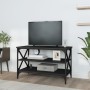 Mueble para TV madera contrachapada negro 80x40x50 cm de vidaXL, Mesas auxiliares - Ref: Foro24-825787, Precio: 54,06 €, Desc...
