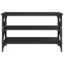 Mueble para TV madera contrachapada negro 80x40x50 cm de vidaXL, Mesas auxiliares - Ref: Foro24-825787, Precio: 54,06 €, Desc...
