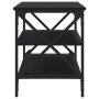 Mueble para TV madera contrachapada negro 80x40x50 cm de vidaXL, Mesas auxiliares - Ref: Foro24-825787, Precio: 54,06 €, Desc...