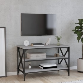 Mueble para TV madera contrachapada gris Sonoma 80x40x50 cm de vidaXL, Mesas auxiliares - Ref: Foro24-825790, Precio: 54,06 €...
