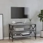 TV stand made of gray Sonoma plywood, measuring 80x40x50 cm. by vidaXL, Side tables - Ref: Foro24-825790, Price: 53,41 €, Dis...
