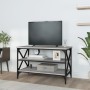 Mueble para TV madera contrachapada gris Sonoma 80x40x50 cm de vidaXL, Mesas auxiliares - Ref: Foro24-825790, Precio: 54,06 €...