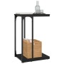 Mesa auxiliar de madera contrachapada negro 40x30x60 cm de vidaXL, Mesas auxiliares - Ref: Foro24-825817, Precio: 28,59 €, De...