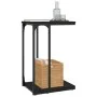 Schwarzer Beistelltisch aus Sperrholz, 40 x 30 x 60 cm von vidaXL, Seitentische - Ref: Foro24-825817, Preis: 28,52 €, Rabatt: %