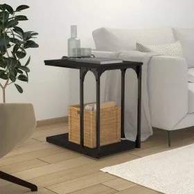 Mesa auxiliar madera contrachapada negro 50x35x52 cm de vidaXL, Mesas auxiliares - Ref: Foro24-825812, Precio: 26,52 €, Descu...
