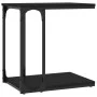 Mesa auxiliar madera contrachapada negro 50x35x52 cm de vidaXL, Mesas auxiliares - Ref: Foro24-825812, Precio: 26,52 €, Descu...
