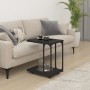 Mesa auxiliar con ruedas madera negra 50x35x55,5 cm de vidaXL, Mesas auxiliares - Ref: Foro24-825807, Precio: 43,29 €, Descue...
