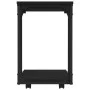 Mesa auxiliar con ruedas madera negra 50x35x55,5 cm de vidaXL, Mesas auxiliares - Ref: Foro24-825807, Precio: 42,62 €, Descue...
