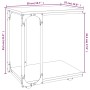 Mesa auxiliar con ruedas madera negra 50x35x55,5 cm de vidaXL, Mesas auxiliares - Ref: Foro24-825807, Precio: 43,29 €, Descue...