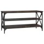 Smoked oak plywood TV cabinet 100x40x50 cm by vidaXL, Side tables - Ref: Foro24-825794, Price: 61,82 €, Discount: %