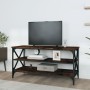 Mueble para TV madera contrachapada roble ahumado 100x40x50 cm de vidaXL, Mesas auxiliares - Ref: Foro24-825794, Precio: 62,5...