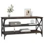 Smoked oak plywood TV cabinet 100x40x50 cm by vidaXL, Side tables - Ref: Foro24-825794, Price: 61,82 €, Discount: %