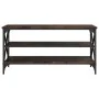 Smoked oak plywood TV cabinet 100x40x50 cm by vidaXL, Side tables - Ref: Foro24-825794, Price: 61,82 €, Discount: %