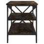 Smoked oak plywood TV cabinet 100x40x50 cm by vidaXL, Side tables - Ref: Foro24-825794, Price: 61,82 €, Discount: %