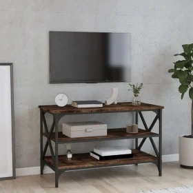 TV-Schrank aus geräuchertem Eichensperrholz, 80 x 40 x 50 cm von vidaXL, Seitentische - Ref: Foro24-825789, Preis: 47,72 €, R...
