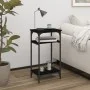 Mesa auxiliar de madera contrachapada negra 40x30x75 cm de vidaXL, Mesas auxiliares - Ref: Foro24-825797, Precio: 38,09 €, De...