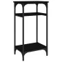 Mesa auxiliar de madera contrachapada negra 40x30x75 cm de vidaXL, Mesas auxiliares - Ref: Foro24-825797, Precio: 38,09 €, De...