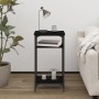 Mesa auxiliar de madera contrachapada negra 40x30x75 cm de vidaXL, Mesas auxiliares - Ref: Foro24-825797, Precio: 38,72 €, De...