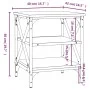 Mesas auxiliares 2 uds madera color roble ahumado 40x42x50 cm de vidaXL, Mesas auxiliares - Ref: Foro24-825777, Precio: 43,75...