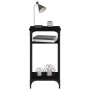 Mesa auxiliar de madera contrachapada negra 40x30x75 cm de vidaXL, Mesas auxiliares - Ref: Foro24-825797, Precio: 38,72 €, De...