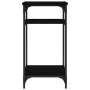 Mesa auxiliar de madera contrachapada negra 40x30x75 cm de vidaXL, Mesas auxiliares - Ref: Foro24-825797, Precio: 38,09 €, De...