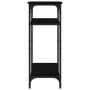 Mesa auxiliar de madera contrachapada negra 40x30x75 cm de vidaXL, Mesas auxiliares - Ref: Foro24-825797, Precio: 38,72 €, De...