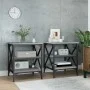 Side tables 2 units gray Sonoma wood 40x42x50 cm by vidaXL, Side tables - Ref: Foro24-825779, Price: 52,19 €, Discount: %
