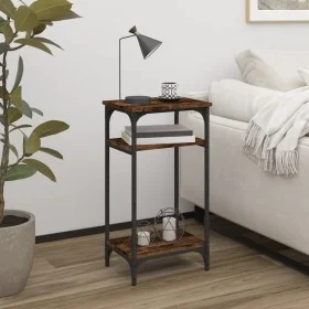Mesa auxiliar madera contrachapada roble ahumado 40x30x75 cm de vidaXL, Mesas auxiliares - Ref: Foro24-825799, Precio: 36,09 ...