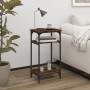 Mesa auxiliar madera contrachapada roble ahumado 40x30x75 cm de vidaXL, Mesas auxiliares - Ref: Foro24-825799, Precio: 38,95 ...