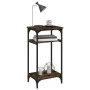 Mesa auxiliar madera contrachapada roble ahumado 40x30x75 cm de vidaXL, Mesas auxiliares - Ref: Foro24-825799, Precio: 36,09 ...