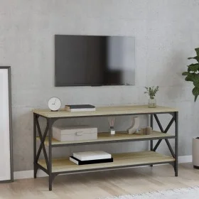 TV-Schrank aus Sonoma-Eichensperrholz, 100 x 40 x 50 cm von vidaXL, Seitentische - Ref: Foro24-825793, Preis: 61,73 €, Rabatt: %