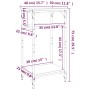 Mesa auxiliar madera contrachapada roble ahumado 40x30x75 cm de vidaXL, Mesas auxiliares - Ref: Foro24-825799, Precio: 38,95 ...