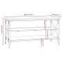 Mueble para TV madera contrachapada roble Sonoma 100x40x50 cm de vidaXL, Mesas auxiliares - Ref: Foro24-825793, Precio: 62,51...