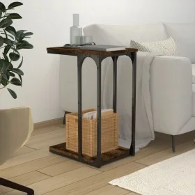 Smoked oak plywood side table 40x30x60 cm by vidaXL, Side tables - Ref: Foro24-825819, Price: 26,96 €, Discount: %