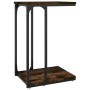 Mesa auxiliar madera contrachapada roble ahumado 40x30x60 cm de vidaXL, Mesas auxiliares - Ref: Foro24-825819, Precio: 27,32 ...