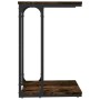 Mesa auxiliar madera contrachapada roble ahumado 40x30x60 cm de vidaXL, Mesas auxiliares - Ref: Foro24-825819, Precio: 27,32 ...
