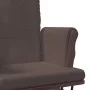 Sillón de lactancia con taburete tela marrón de vidaXL, Mecedoras - Ref: Foro24-351664, Precio: 245,99 €, Descuento: %