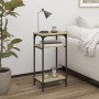 Mesa auxiliar madera contrachapada roble Sonoma 40x30x75 cm de vidaXL, Mesas auxiliares - Ref: Foro24-825798, Precio: 40,20 €...