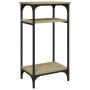 Mesa auxiliar madera contrachapada roble Sonoma 40x30x75 cm de vidaXL, Mesas auxiliares - Ref: Foro24-825798, Precio: 40,20 €...