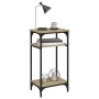 Mesa auxiliar madera contrachapada roble Sonoma 40x30x75 cm de vidaXL, Mesas auxiliares - Ref: Foro24-825798, Precio: 40,20 €...