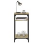 Mesa auxiliar madera contrachapada roble Sonoma 40x30x75 cm de vidaXL, Mesas auxiliares - Ref: Foro24-825798, Precio: 40,20 €...